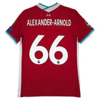 Liverpool Home Shirt 2020-21 – Authentic – Alexander-Arnold #66 back view