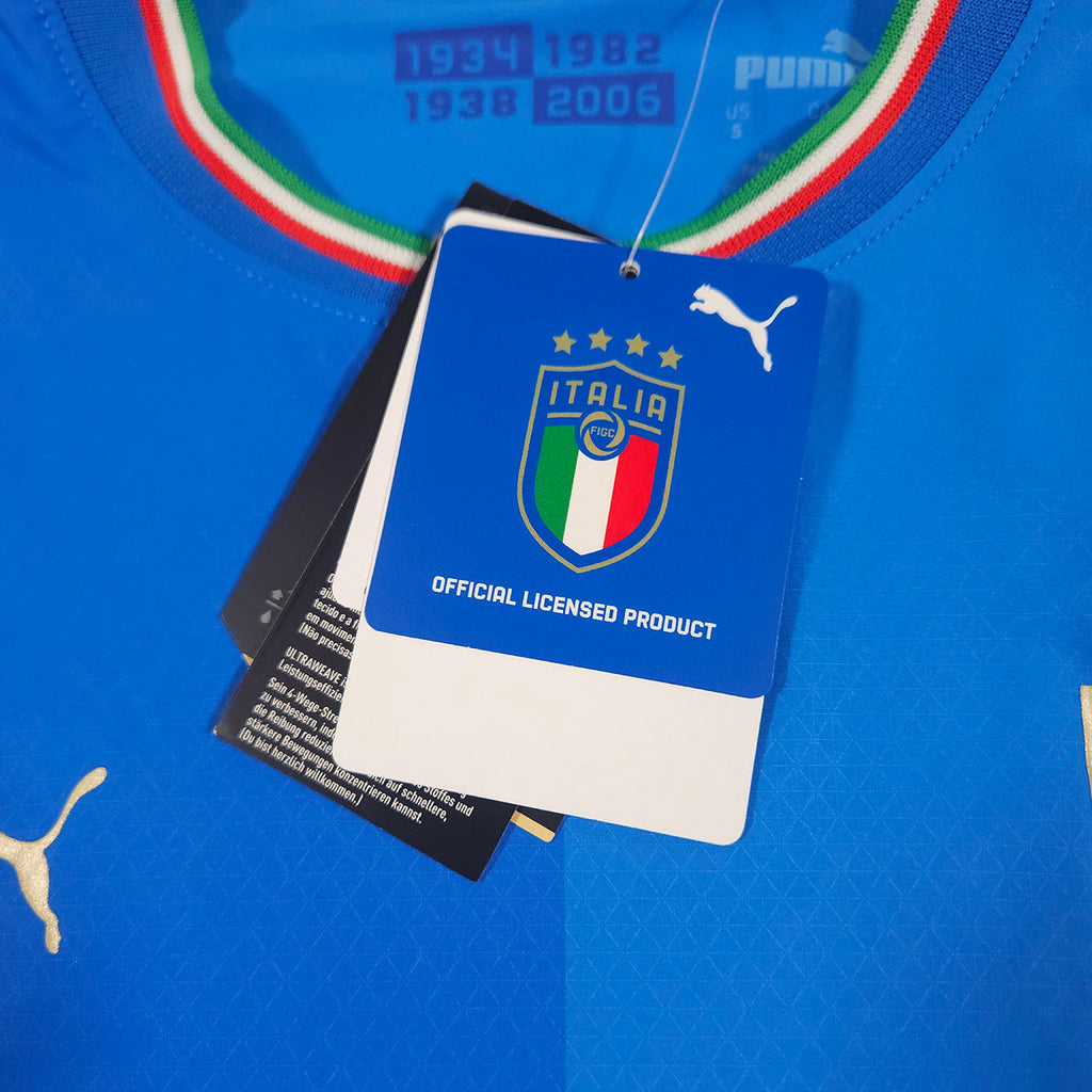 Italy Home Shirt 2022 – Authentic detailed view 7