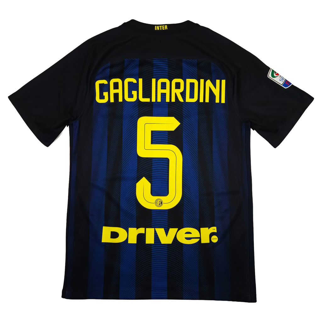 Inter Milan Home Shirt 2016-17 – Gagliardini #5 back view