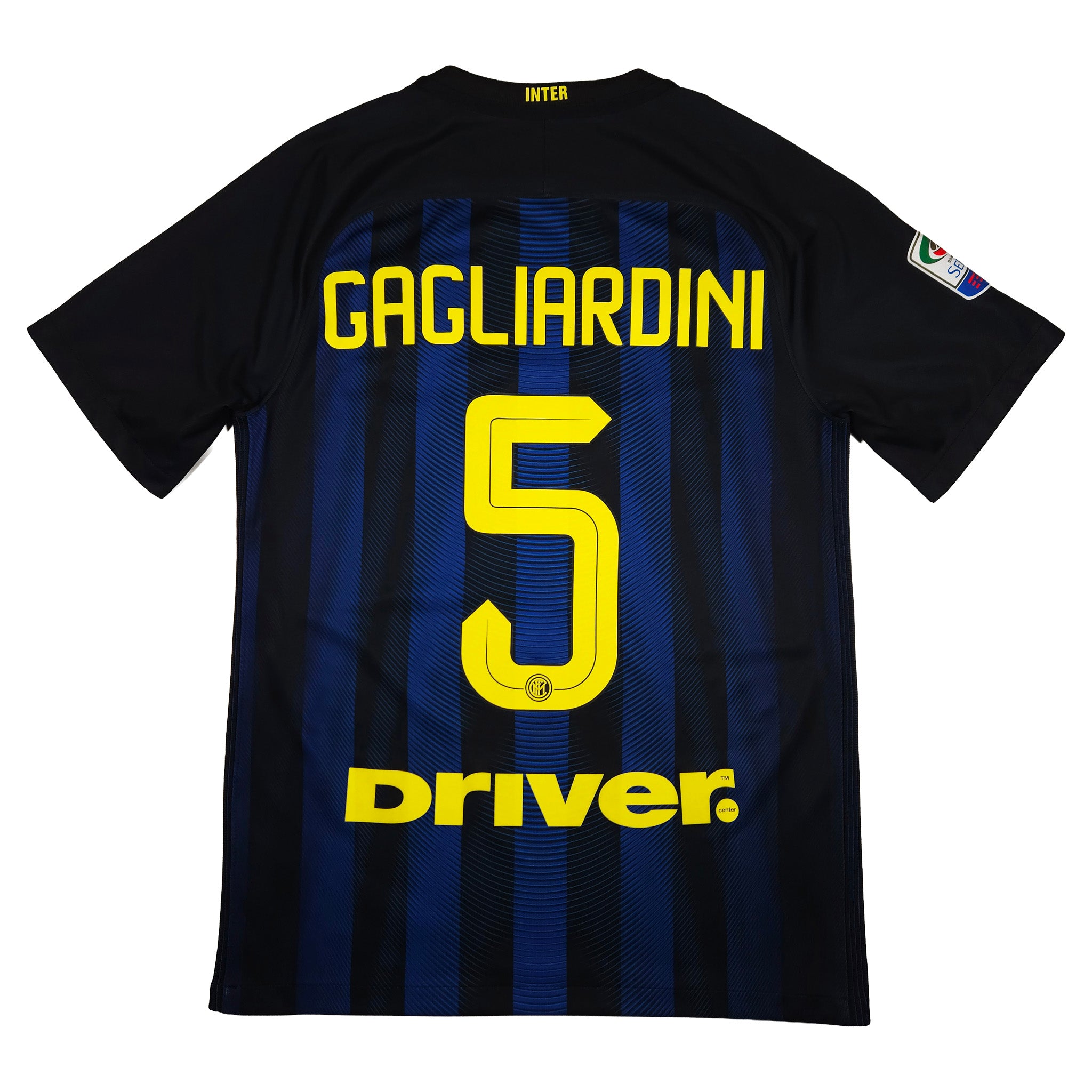 Inter Milan Home Shirt 2016-17 – Gagliardini #5 back view