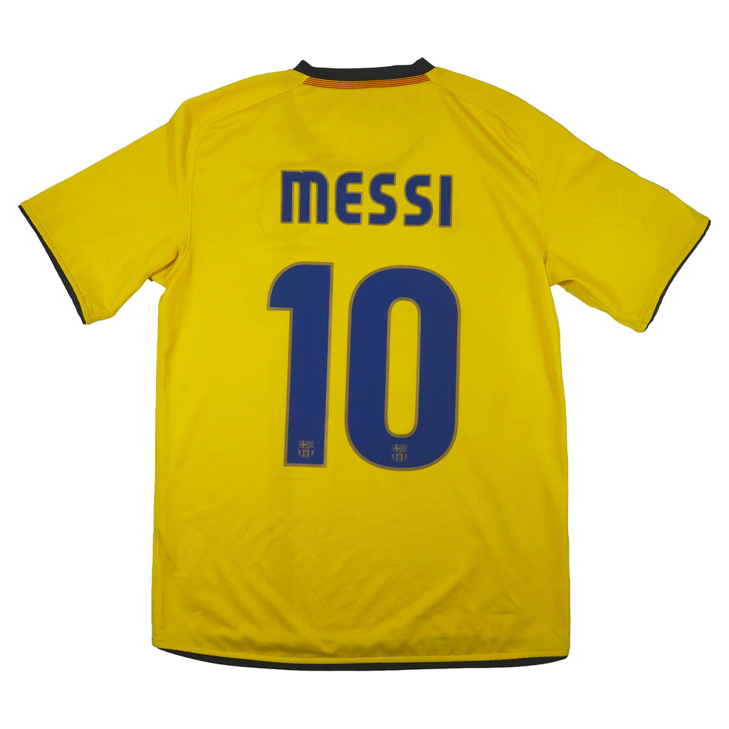 Barcelona Away Shirt 2008-09 – Messi #10 back view