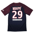 Paris Saint-Germain Home Shirt 2017-18 – Mbappé #29 back view