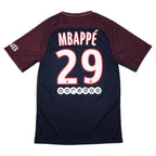Paris Saint-Germain Home Shirt 2017-18 – Mbappé #29 back view