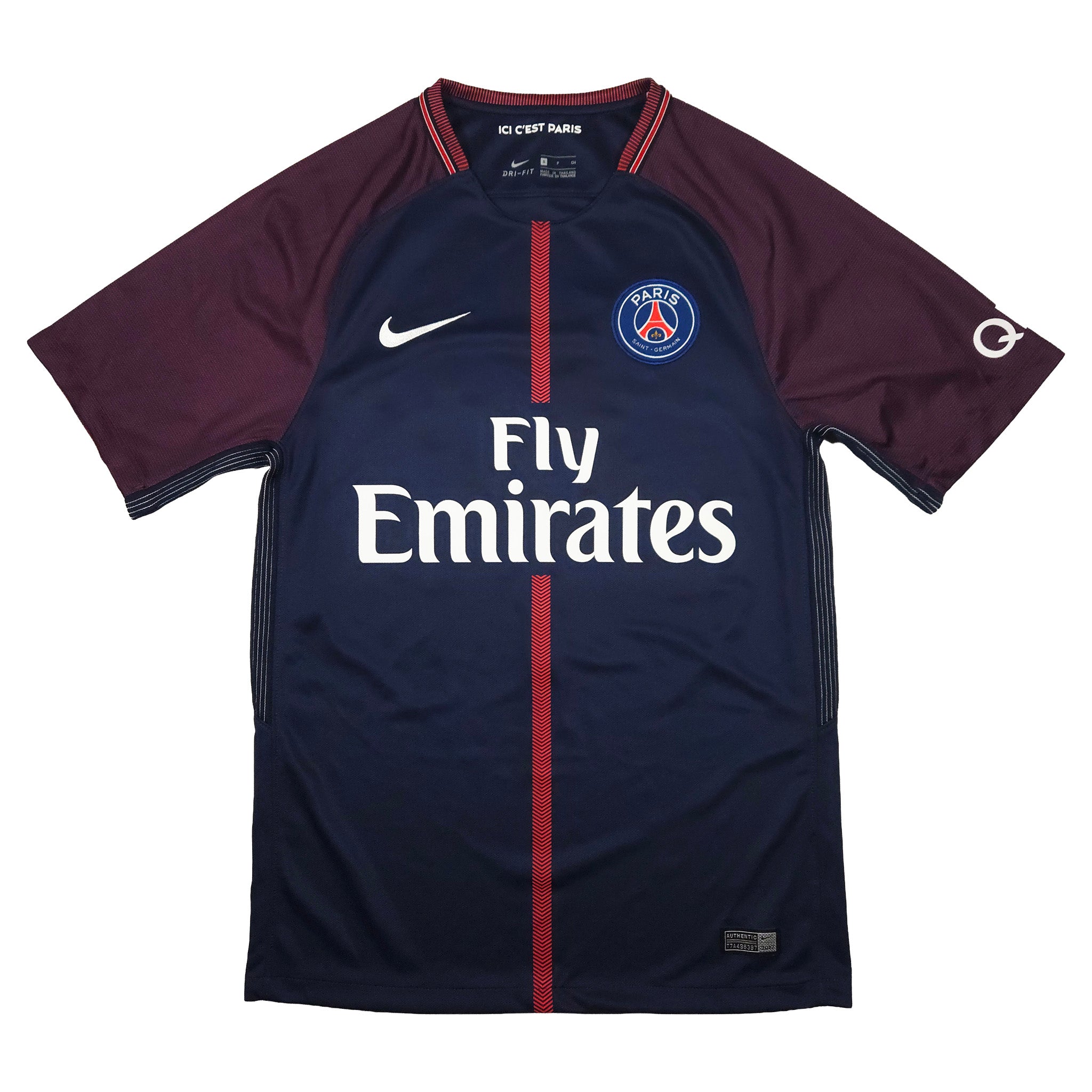 Paris Saint-Germain Home Shirt 2017-18 – Mbappé #29 front view