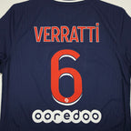 Paris Saint-Germain Home Shirt 2020-21 – Authentic – Verratti #6 detailed view 8