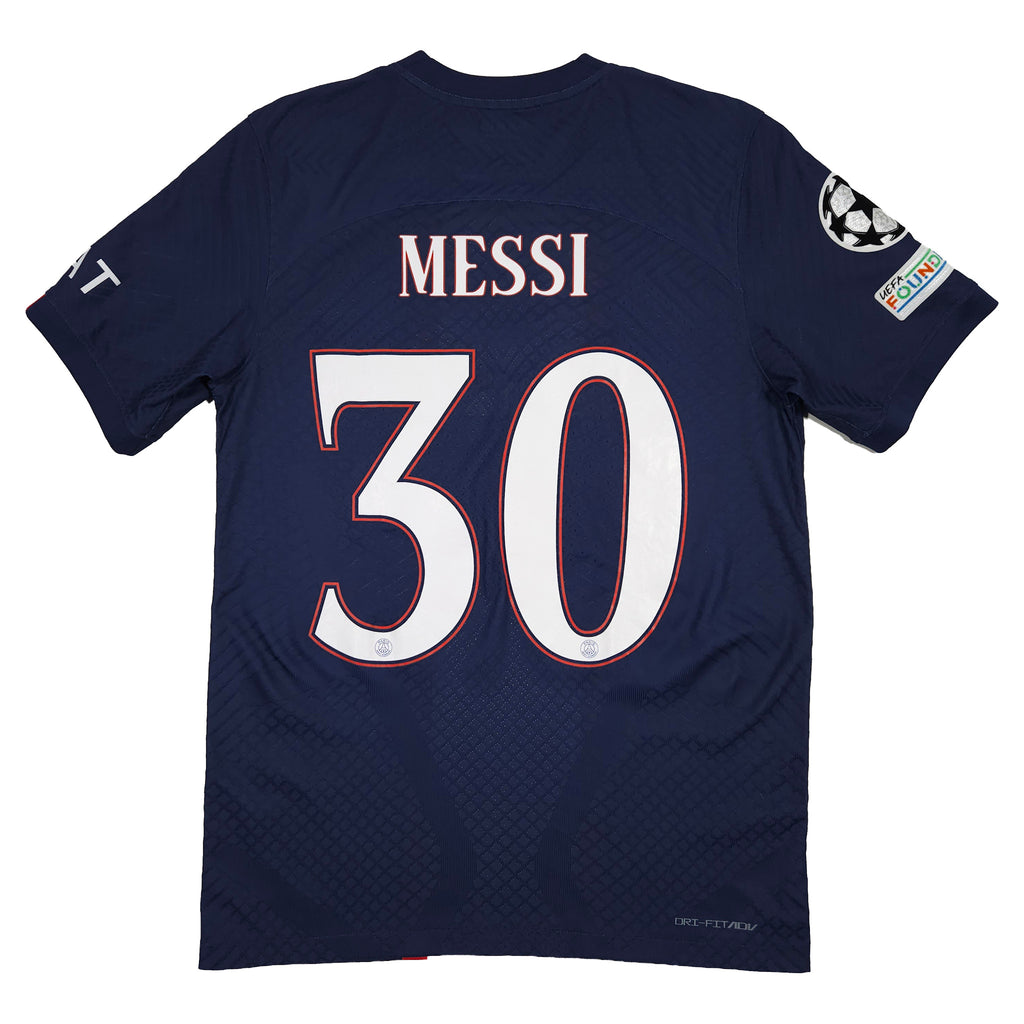 Paris Saint-Germain Home Shirt 2022-23 – Authentic – Messi #30 back view