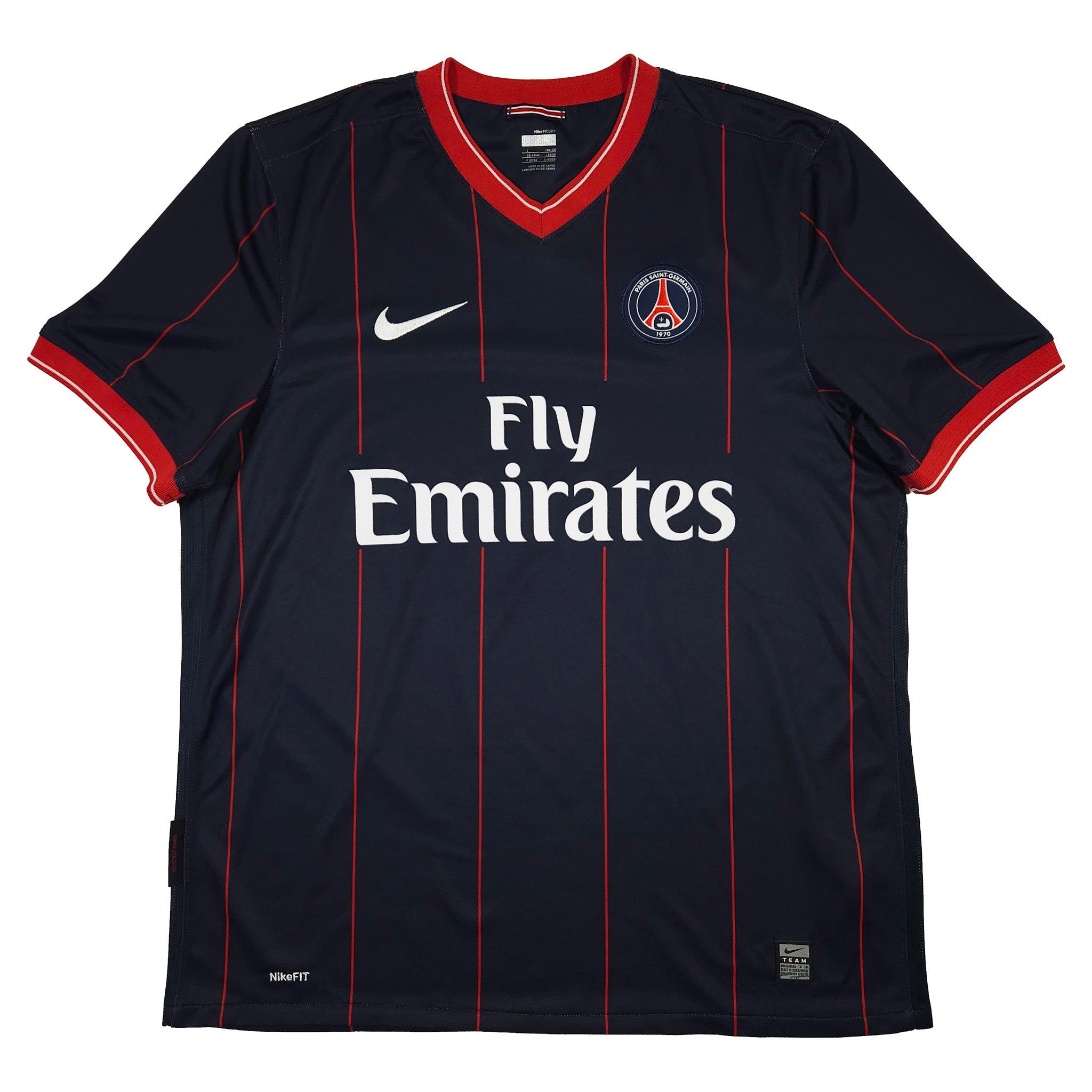 Paris Saint-Germain Home Shirt 2009-10 front view