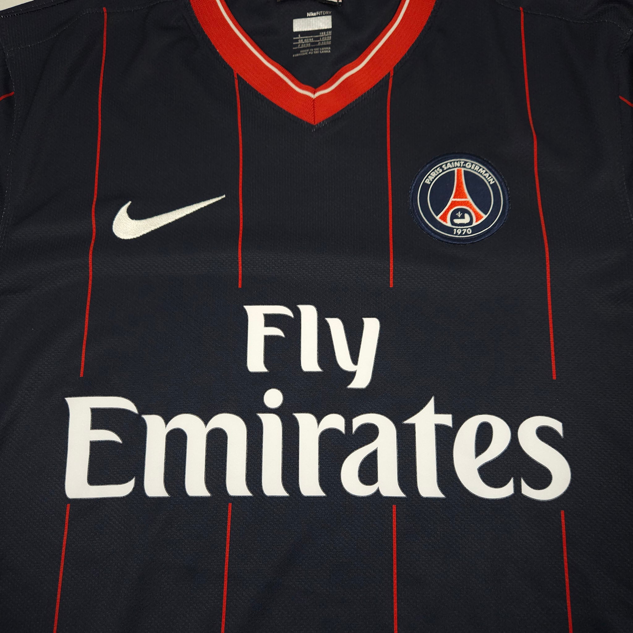 Paris Saint-Germain Home Shirt 2009-10 detailed view 1