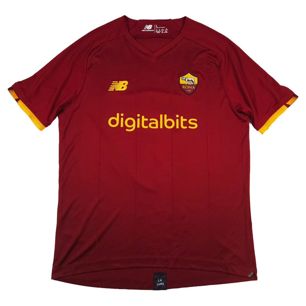 AS Roma Home Shirt 2021-22 – Džeko #9 front view