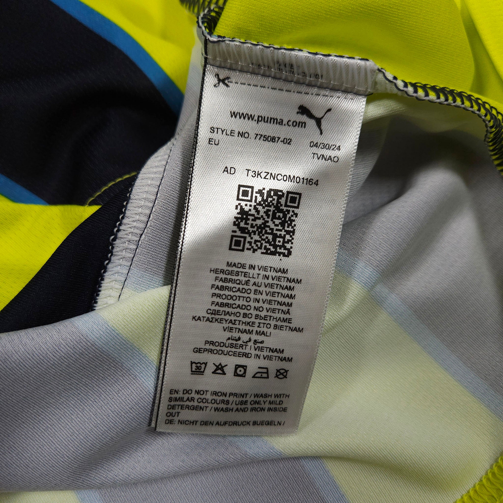 Manchester City Away Shirt 2024-25 – Longsleeve – De Bruyne #17 detailed view 12