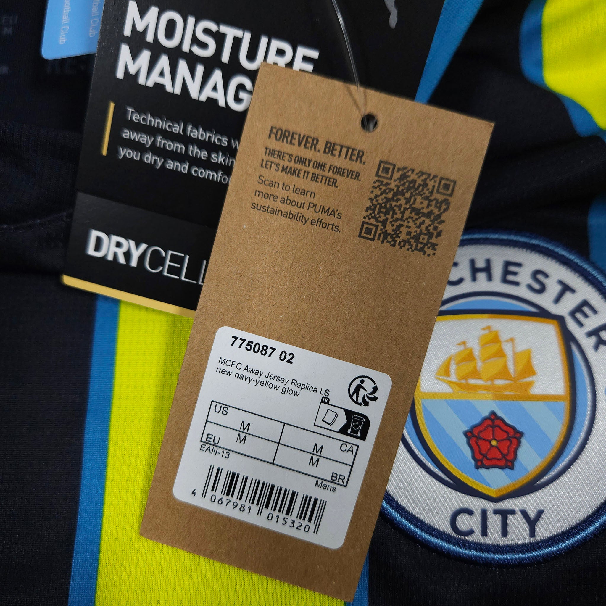 Manchester City Away Shirt 2024-25 – Longsleeve – De Bruyne #17 detailed view 15