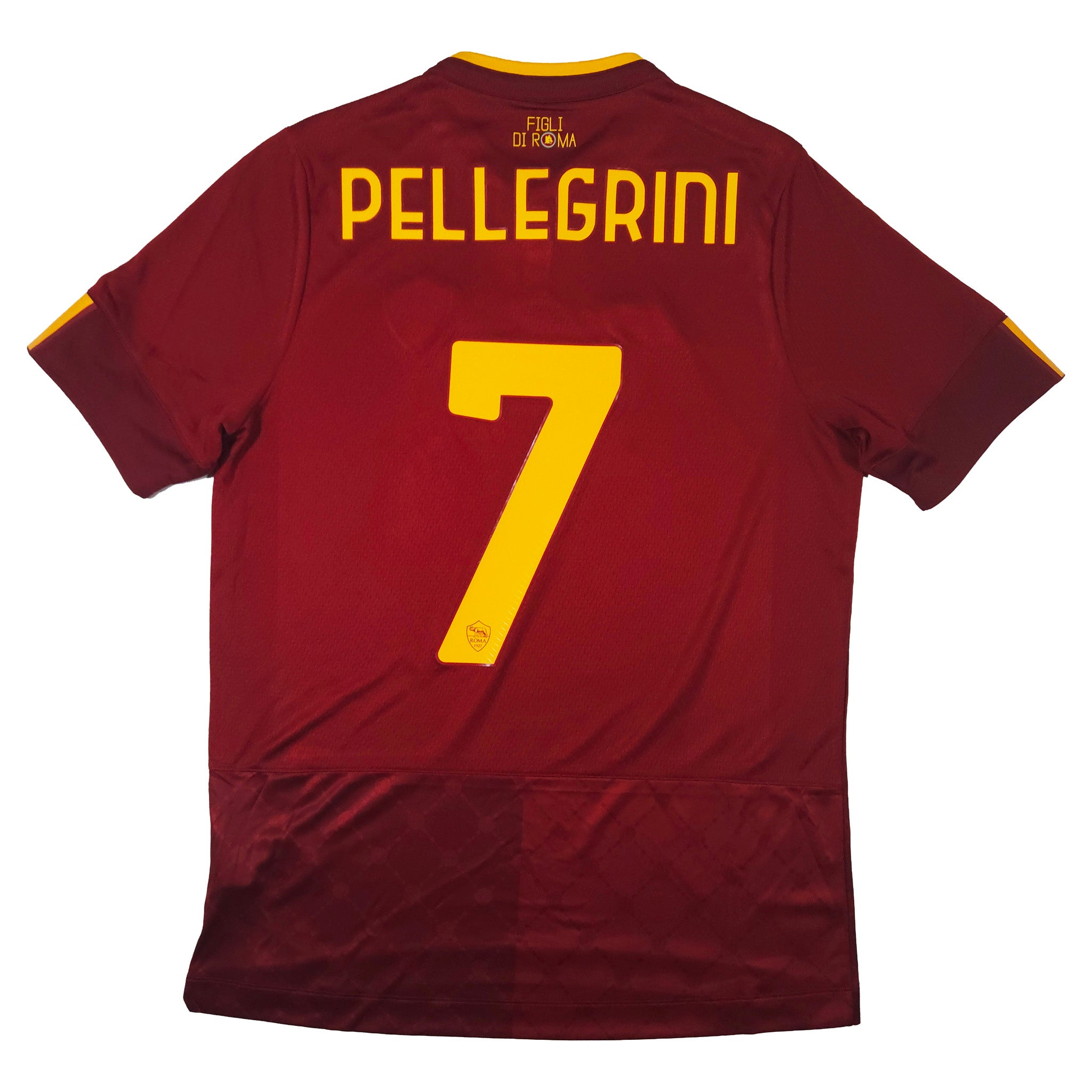 AS Roma Home Shirt 2022-23 – Pellegrini #7 back view