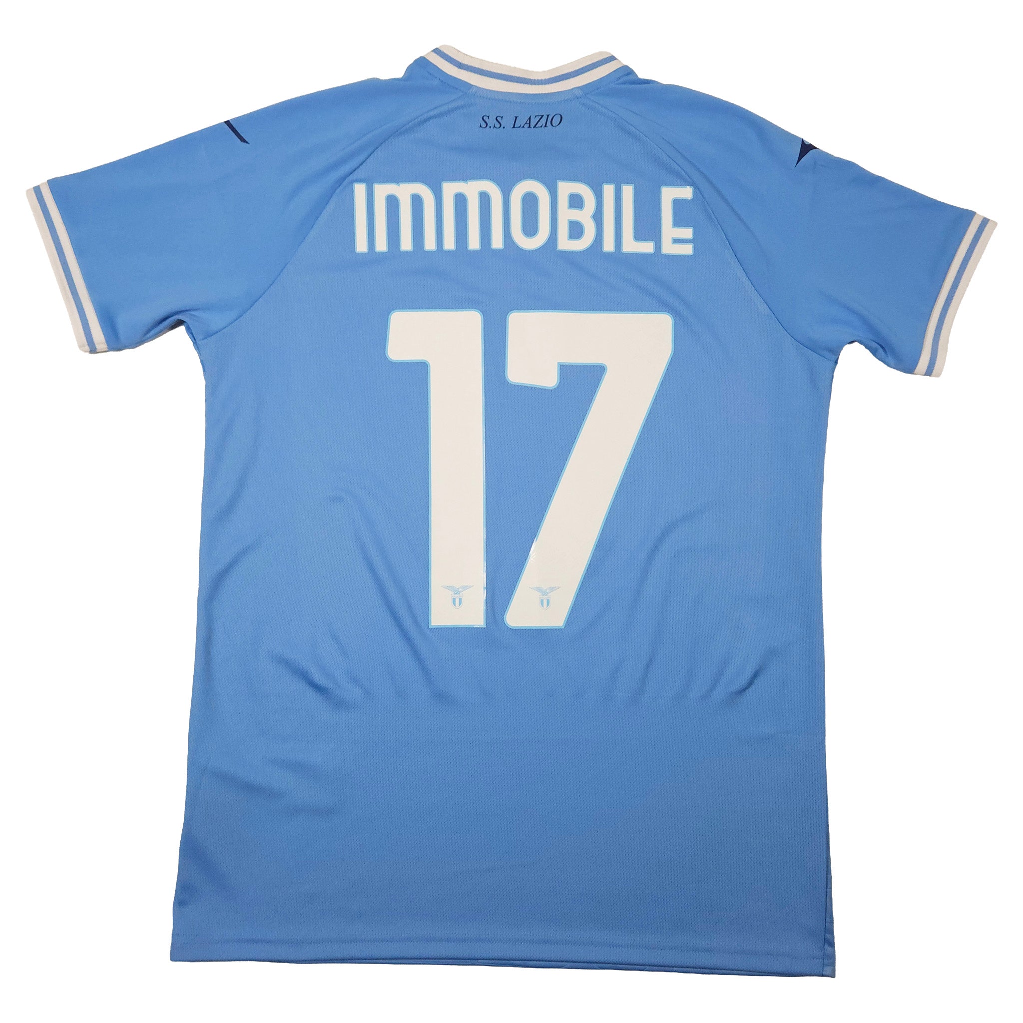 Lazio Home Shirt 2022-23 – Immobile #17 back view