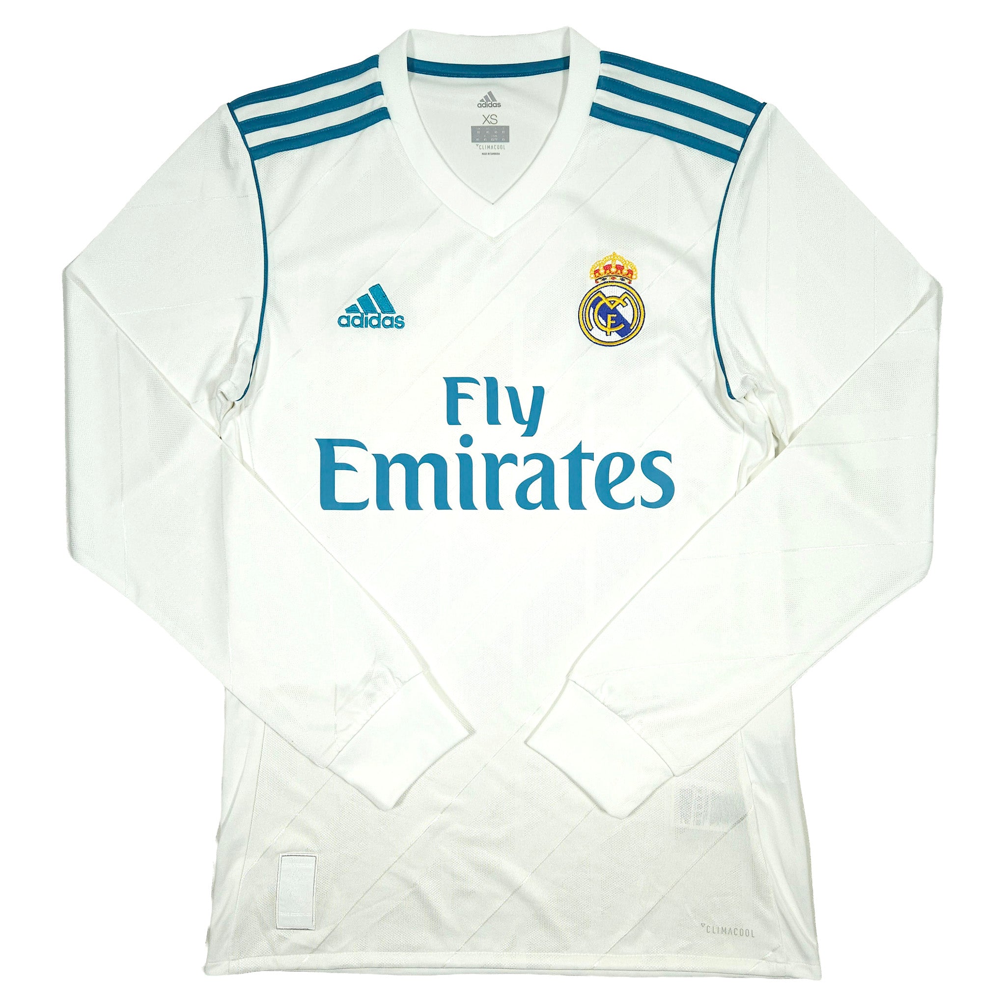 Real Madrid Home Shirt 2017-18 – Longsleeve front view