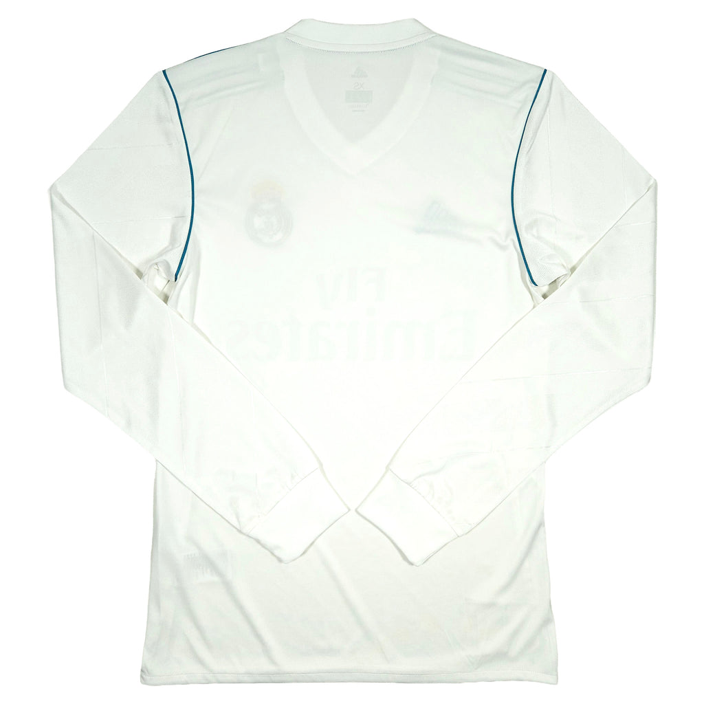 Real Madrid Home Shirt 2017-18 – Longsleeve back view