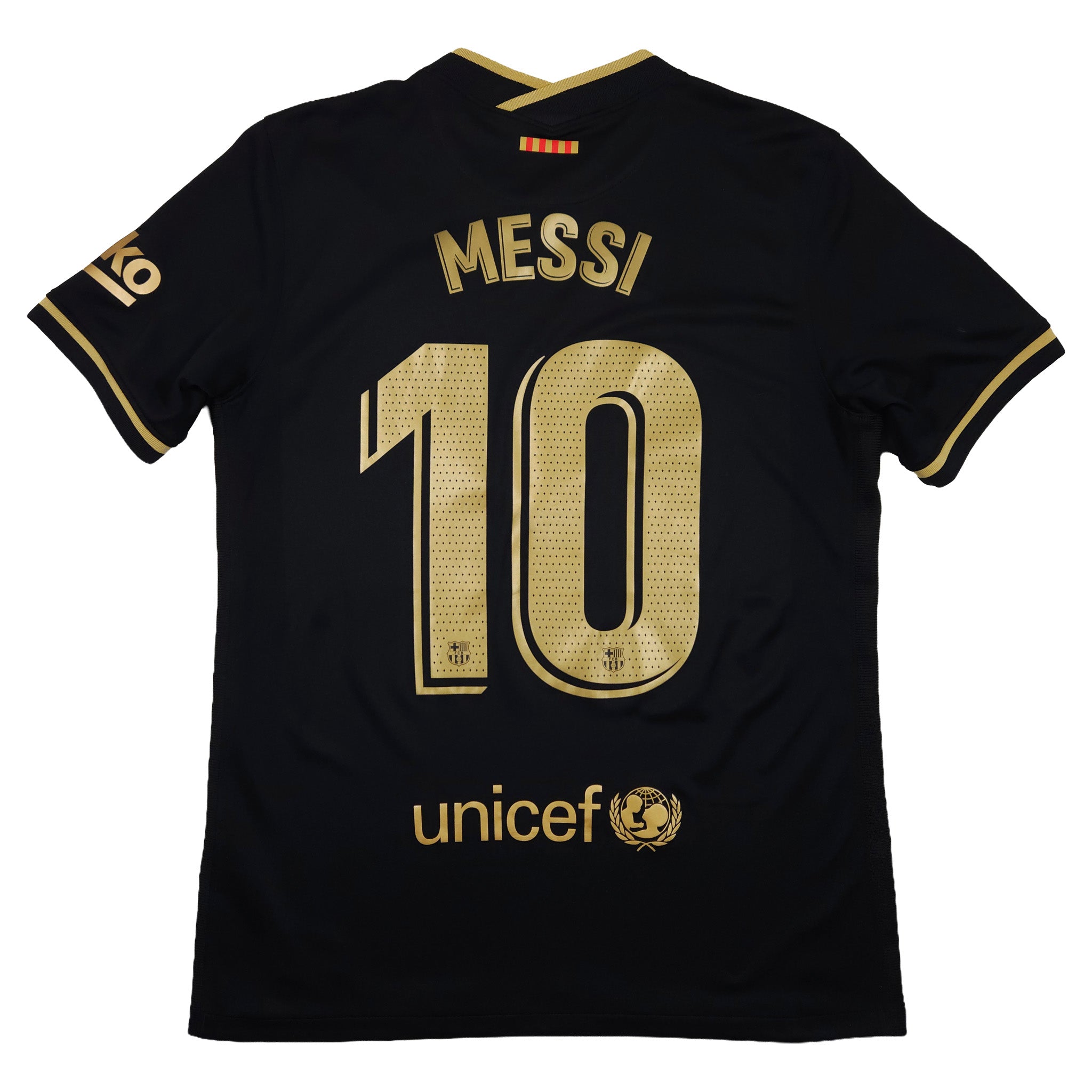 Barcelona Away Shirt 2020-21 – Messi #10 back view