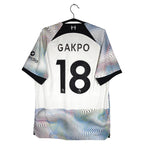 2022-23 Liverpool Authentic Away Shirt Gakpo #18