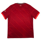 Liverpool Home Shirt 2021-22 back view