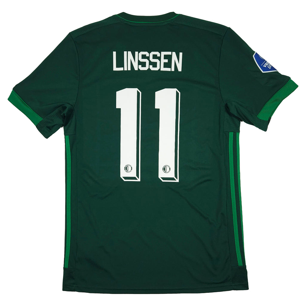 Feyenoord Third Shirt 2021-22 – Linssen #11 back view