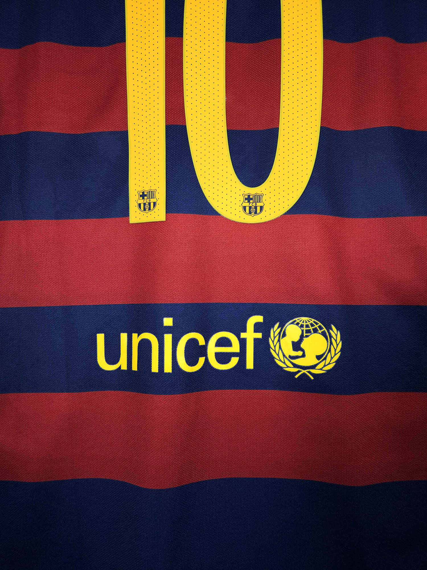 2015-16 Barcelona Home Shirt Messi #10