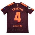 Barcelona Third Shirt 2017-18 – Authentic – Rakitic #4 back view