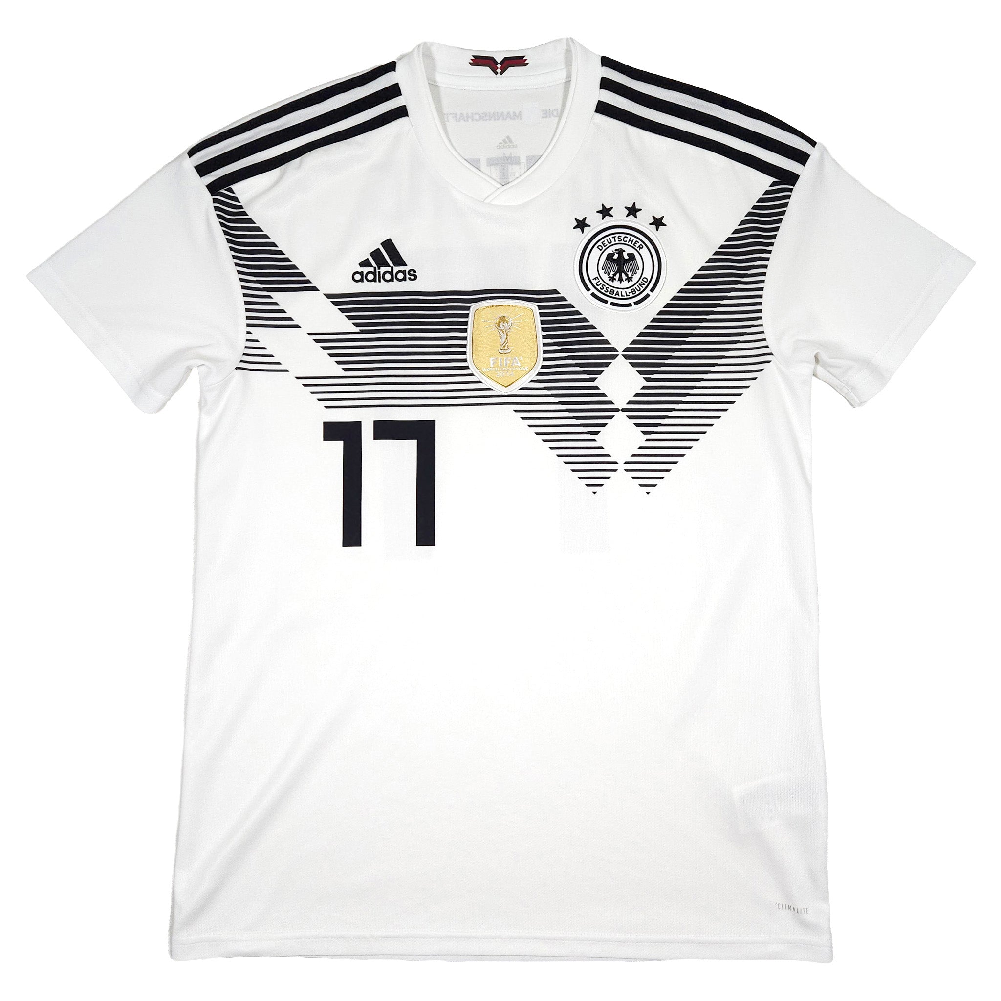 Germany Home Shirt 2018-19 – Boateng #17 front view