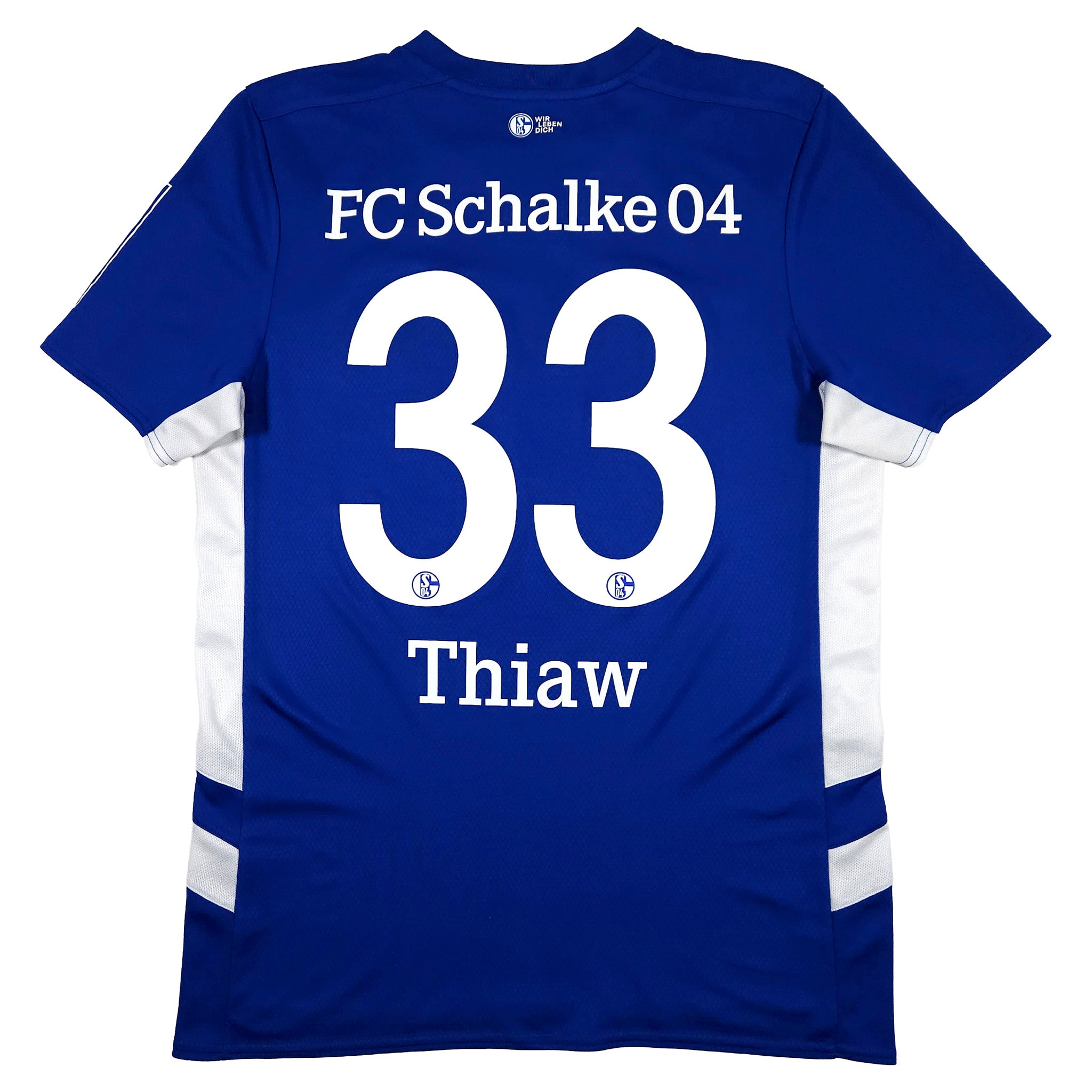 Schalke 04 Home Shirt 2021-22 – Thiaw #33 back view