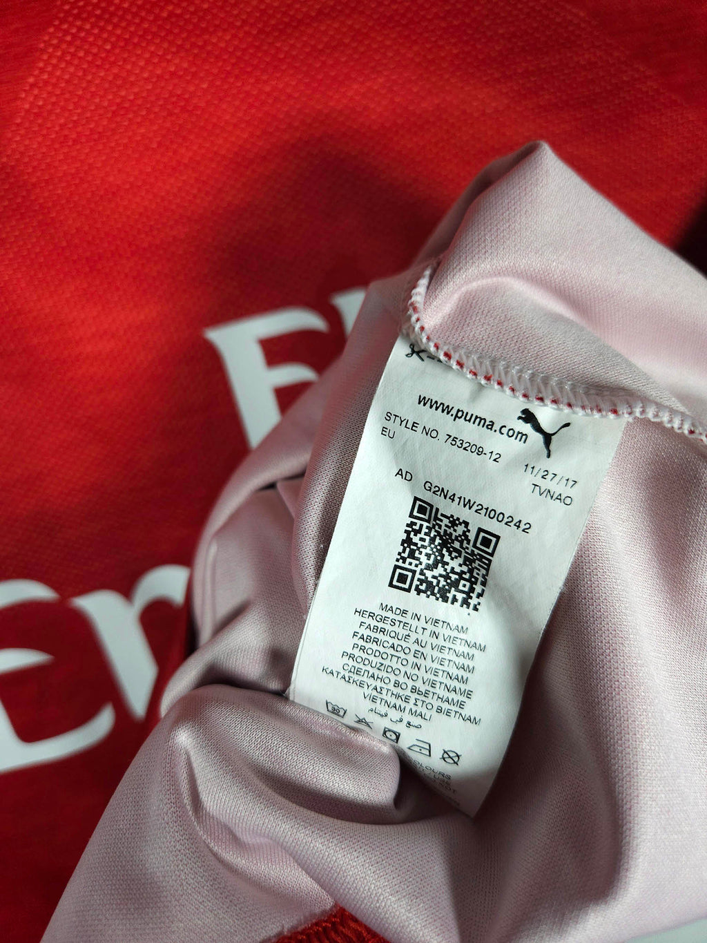 2018-19 Arsenal Home Shirt