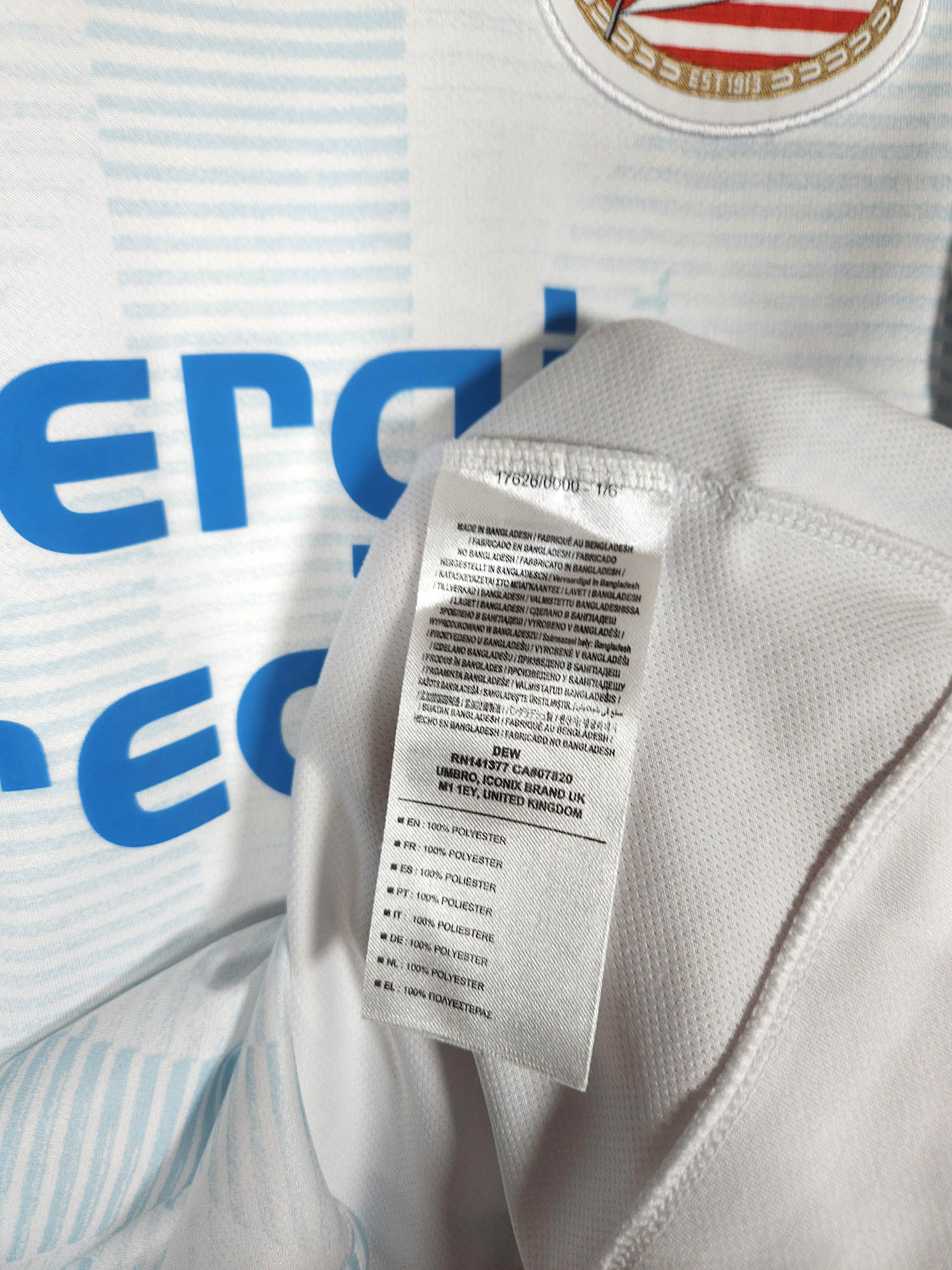 2018-19 PSV Away Shirt Bergwijn #17